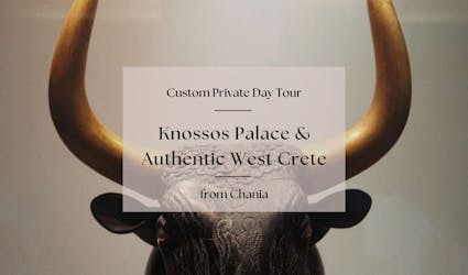 Visite privée du palais de Knossos et des villages crétois de La Canée